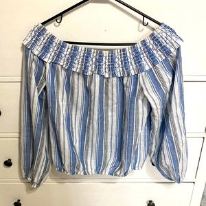 Off the shoulder blouse